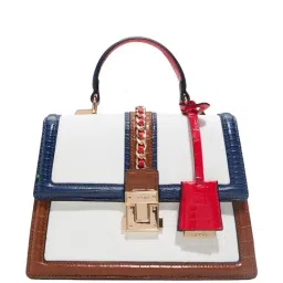 ALDO Multicolor Color Block Medium Handbag-image-19