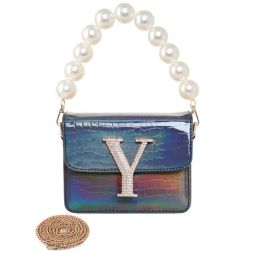 Esbeda Navy Textured Small Sling Handbag-image-59