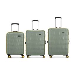 Aristocrat Thyme Green Comet Large Hard Checked Luggage Set of 3 - 56, 66, & 76cm-image-62