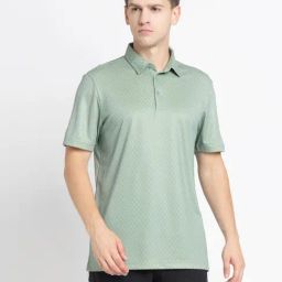 adidas Green CORE PRT Polo T-Shirt-62