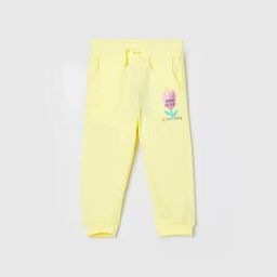 Juniors by Lifestyle Girls Yellow Cotton Solid Track Pants-picture-16