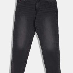 Tommy Hilfiger Denim Black Washed Straight Fit Jeans-image-21