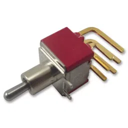 MULTICOMP PRO Toggle Switches SWITCH, PCB, DPDT, HORIZ, 1MD3T2B4M6RE-11