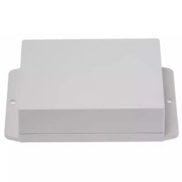 RS PRO 105x70x35 mm White ABS Flanged Enclosure Model No 9190389-55