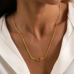 Shaya Forged by Challenges Necklace in Gold Plated 925 Silver-image-24