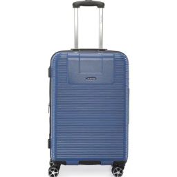 CALVIN KLEIN AVENUE True Navy 8 Wheels Medium Hard Cabin Trolley Bag 44.5cm-45