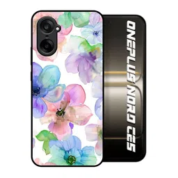 QRIOH Floral Printed OnePlus Nord CE5 5G Back Case Mobile Accessories-picture-11