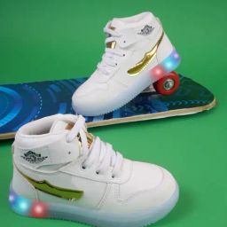 KATS Kids White JRD Light Sneakers-31