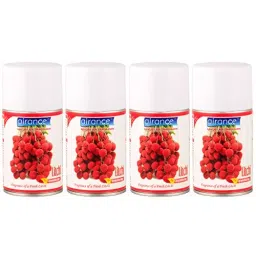 Airance 250 ml Each Litchi Fragrance Automatic Room Freshener Refill Perfume Spray (Pack of 4)-image-29