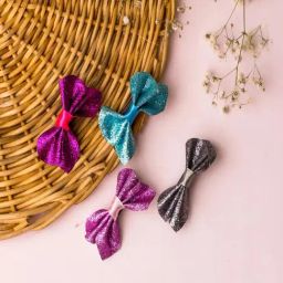 Jewelz Multicolor Bow Alligator Hair Clips for Kids ¿ Pack of 4-image-1