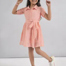 StyloBug Girls Peach Dress-picture-37