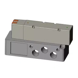 SMC Solenoid Valve Operating Pressure 0.2 - 1 Mpa and 5 Ports, VQ5301-51-04-32