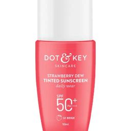 Dot & Key Strawberry Dew Tinted Sunscreen SPF 50+ PA++++ 05 Beige - 50 ml-0
