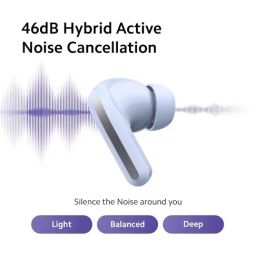 Redmi Buds 5 In Ear BT Earbuds with Upto 46dB Hybrid Noise Cancellation (Fusion Purple, TWS) image 3