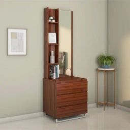 Nilkamal Meta Classic Walnut Engineered Wood Dressing Table-33