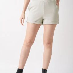 Globus Grey Regular Fit Shorts-11