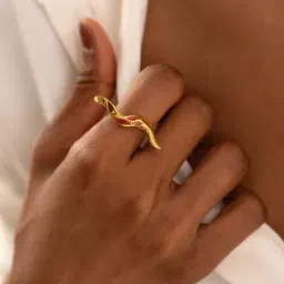 Shaya Forged by Challenges Ring in Gold Plated 925 Silver-image-10
