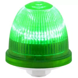RS PRO Multiple Effect Beacon Panel Mount Green Flashing & Steady LED, 2205004-6
