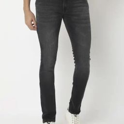 Spykar Charcoal BlackSlim Fit Jeans-image-18