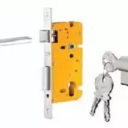 Dorset 60 mm Lever Handle Lock Set With Both Side Key Cylinder Stainless Steel ML TW-picture-12