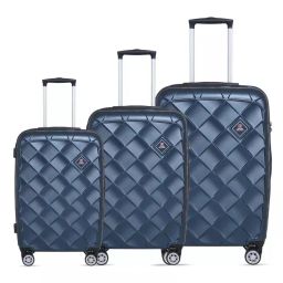 SWISS MILITARY Jupitor 55, 65, 75 cm (20, 24, 28 inch) Navy Blue Trolley Bag (Set of 3)-image-59