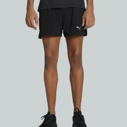 Puma Black Regular Fit Sports Shorts-image-64