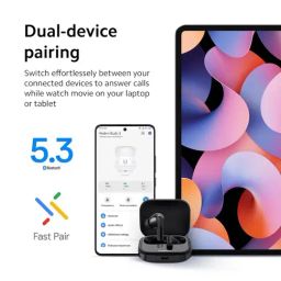 Redmi Buds 5 In Ear BT Earbuds with Upto 46dB Hybrid Noise Cancellation (Fusion Purple, TWS) image 5