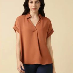 Allen Solly Brown Regular Fit Top-picture-34