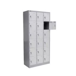 A ONE HOSPICARE Mild Steel Powder Coated Locker with 18 Lockers, AOH - 174 (A)-picture-17