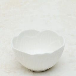 Westside Home White Floral Design Porcelain Bowl - Small-image-71