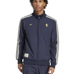 Adidas Blue Slim Fit Printed Sports Jacket-image-74