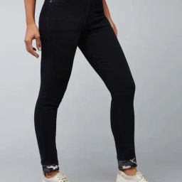 Dolce Crudo Black Slim Fit Jeans-image-42