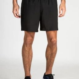 Domyos By Decathlon Black Slim Fit Sports Shorts-image-8