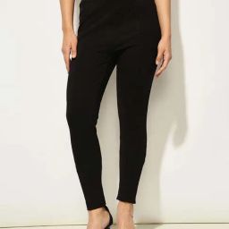Only Black Solid Leggings-image-33