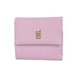 Baggit Purple Textured Small Tri-Fold Wallet for Women-image-63
