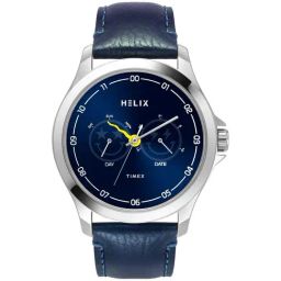 Helix By Timex Men Blue Round Dial Analog Watch - TW055HG05-15