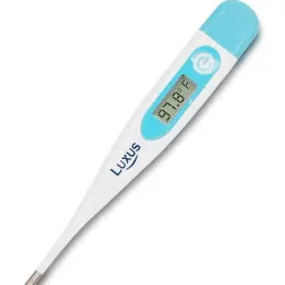 Luxus LP-105 Digital Lightweight Thermometer for Underarm & Oral Use with LCD Display (White & Blue)-image-7