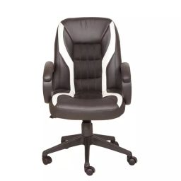 Modern India Seating Mid Back Manager Chair Black & White Mi57-11