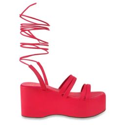 Shoetopia Women's Pink Gladiator Sandals-image-96