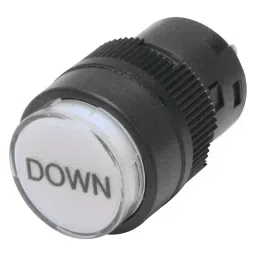NKK SWITCHES PANEL INDICATOR W/ LEGEND, RED, 16MM, YB02VA002-picture-46
