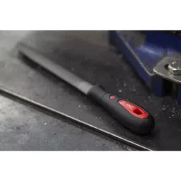 RS PRO 150mm, Second Cut, Half Round Engineers File with Soft-Grip Handle Model No 1611476 image 4
