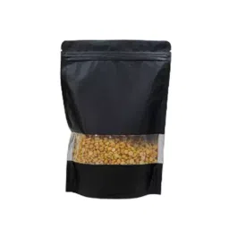 DEZPAC Black Polythene Standy Pouch With Zipper 135 x 215 mm (Pack of 100)-picture-37