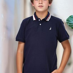 Nautica Boys Polo Collar T-shirt-image-31