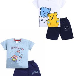 Todd N Teen Boys Printed T-shirt with Shorts-image-20
