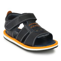 TUSKEY Velcro Closure Casual Sandals - Blue-image-1