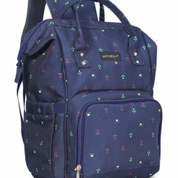Motherly 22 Ltrs Smile in Style Waterproof Multistorage Baby Diaper Bag for Mothers, 6 Month Warranty, (blue)-image-88