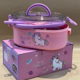 Sanjary Uni Bites Stainless Steel  Lunch Box - 800 ml -Color & Design May Vary-image-17