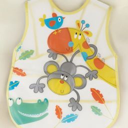 Yellow Bee PVC Safari Adventure Waterproof Baby Bib for Boys, Yellow-image-81