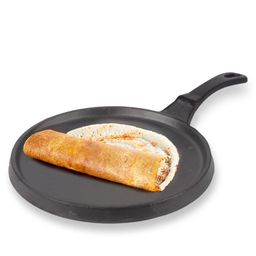 The Indus Valley Pre-Seasoned Cast Iron Tawa for Dosa/Chapathi | 25.5cm/10 inch, 2.1kg | Induction Friendly | Naturally Nonstick, 100% Pure & Toxin-Free, No Chemical Coating-27
