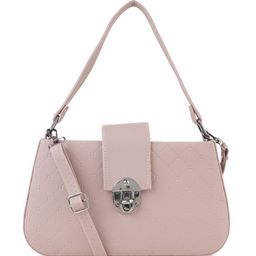 Flingo Striped PU Oversized Swagger Handheld Bag-0